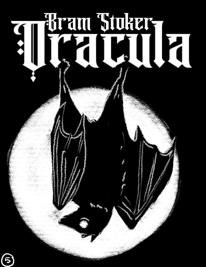 black and white hanging bat